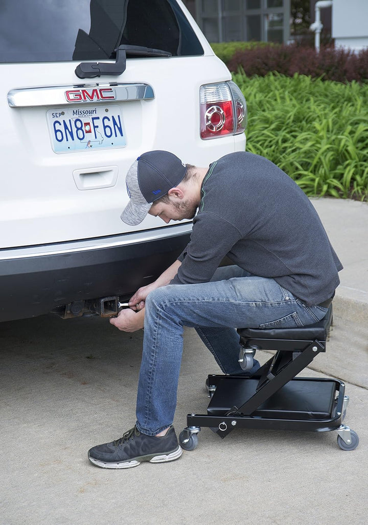 C-9100 Heavy-Duty 40" Foldable Z Creeper - Supports Up to 450 Pounds!