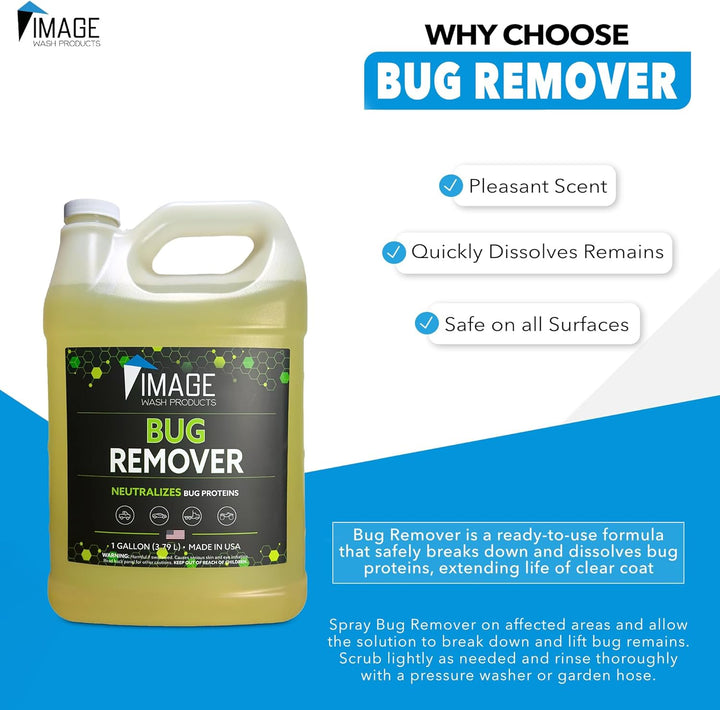 Ultimate Bug & Tar Remover Spray - 1 Gallon Exterior Cleaner for Cars, Trucks & RVs - Safe on Chrome & Polished Aluminum