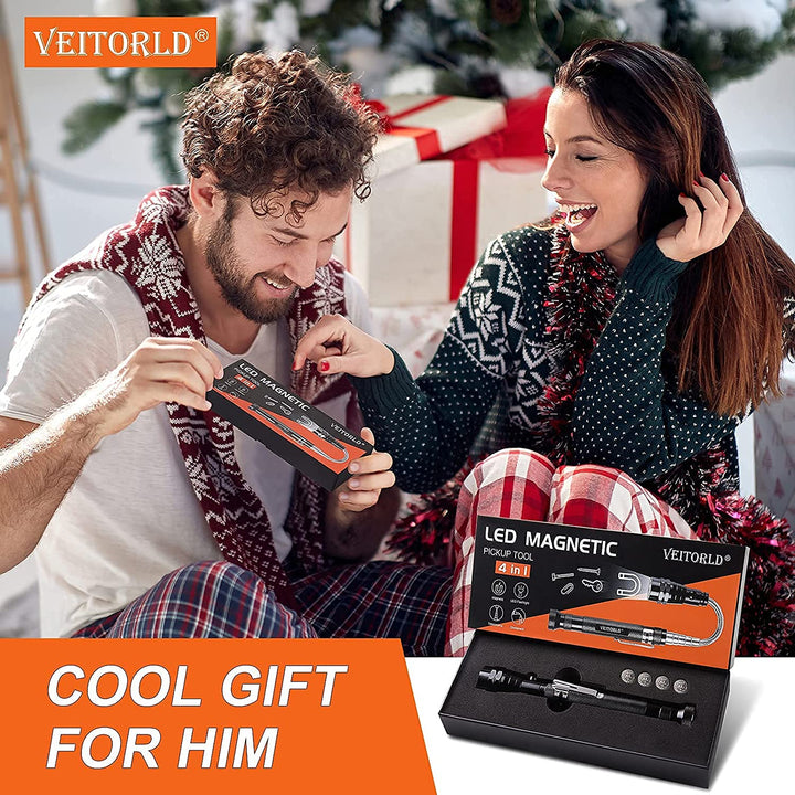Extendable Magnetic Flashlight - Perfect Gift for anyone who loves to work on cars!