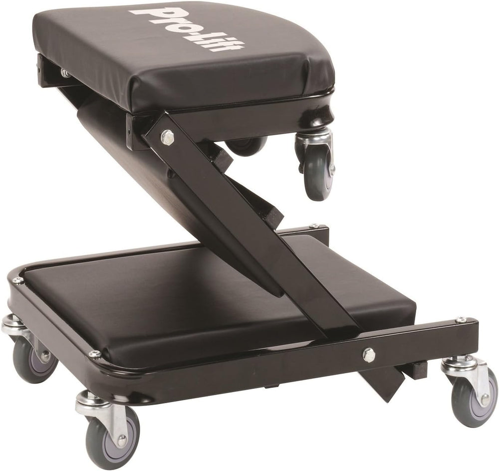 C-9100 Heavy-Duty 40" Foldable Z Creeper - Supports Up to 450 Pounds!