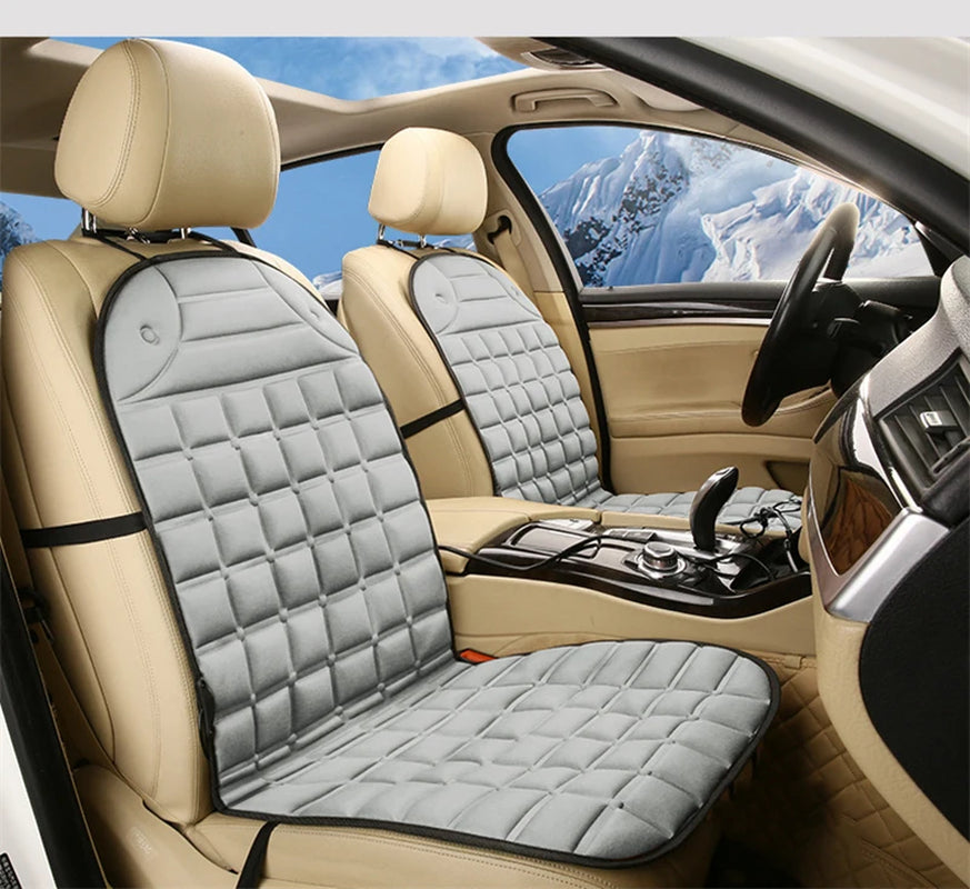 Stay Cozy This Winter with Our 12V Heated Car Seat Cushion - Ultimate Comfort on the Go!