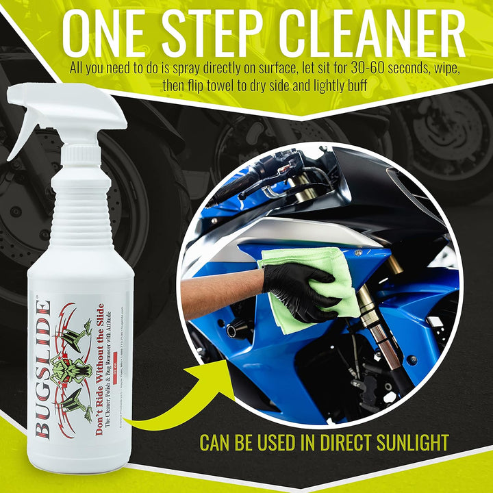 Ultimate Bug Remover & All-Purpose Car Cleaner – 32 Oz Spray for Interior & Exterior Shine, Degreasing, Polishing, and Easy Bug Removal on All Surfaces