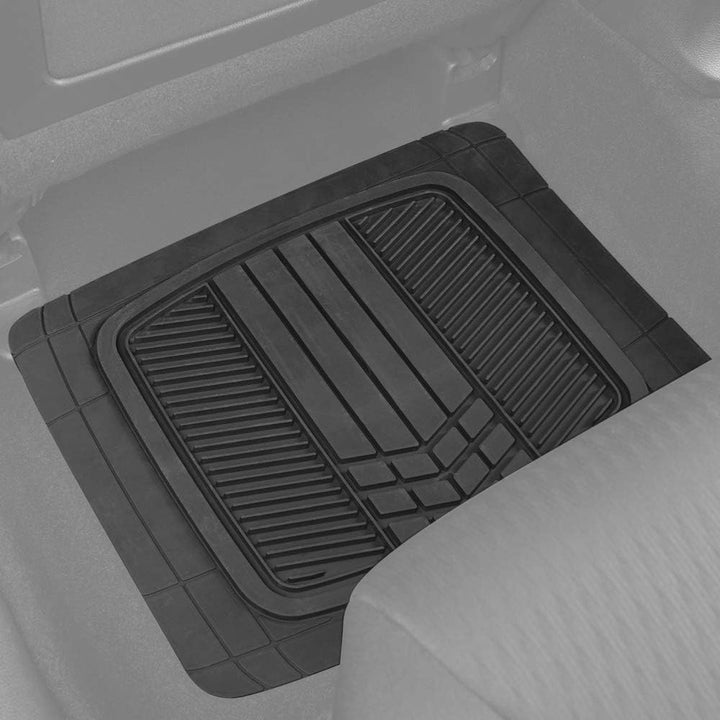 Premium Autosport Charcoal Car Seat Covers & Heavy Duty Rubber Floor Mats - Ultimate All-Weather Protection for Cars, SUVs, and Trucks