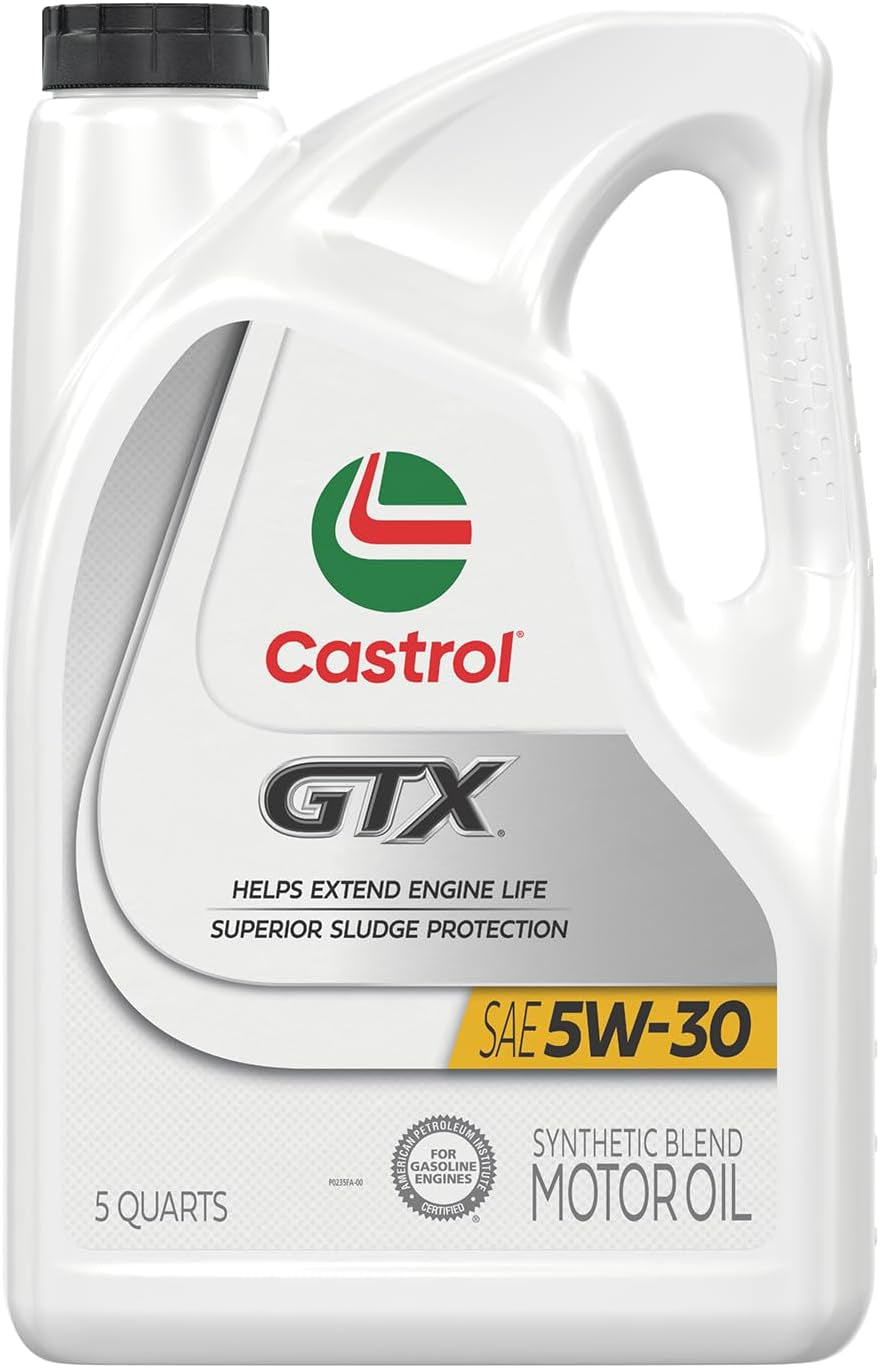 GTX 5W-30 Synthetic Blend Motor Oil - 5 Quarts for Ultimate Engine Protection