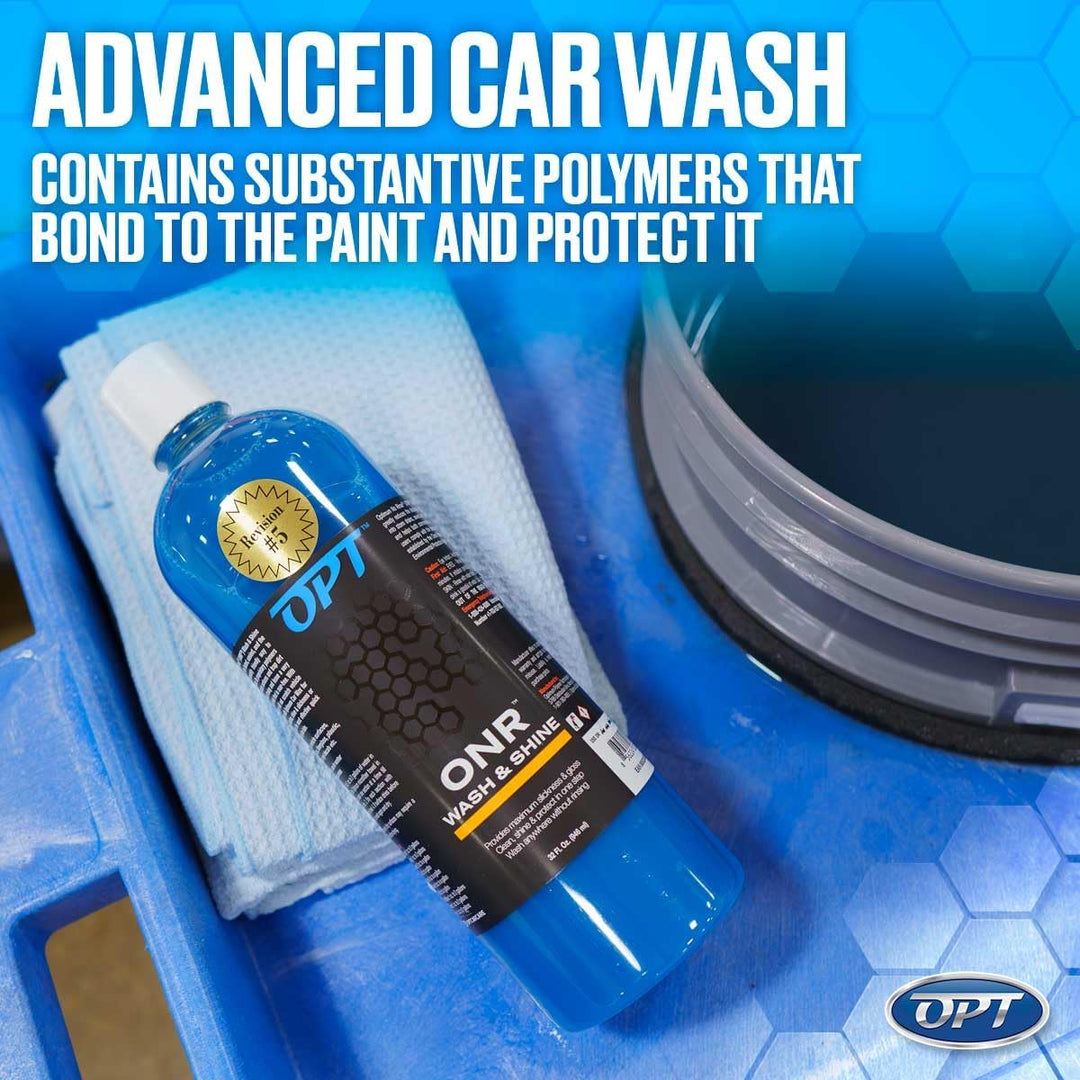 No Rinse Wash and Shine - New Formula V5, Rinseless Car Wash for Safe and Effective Cleaning on Paint, Coatings, Wraps, and Interior (32 Oz)