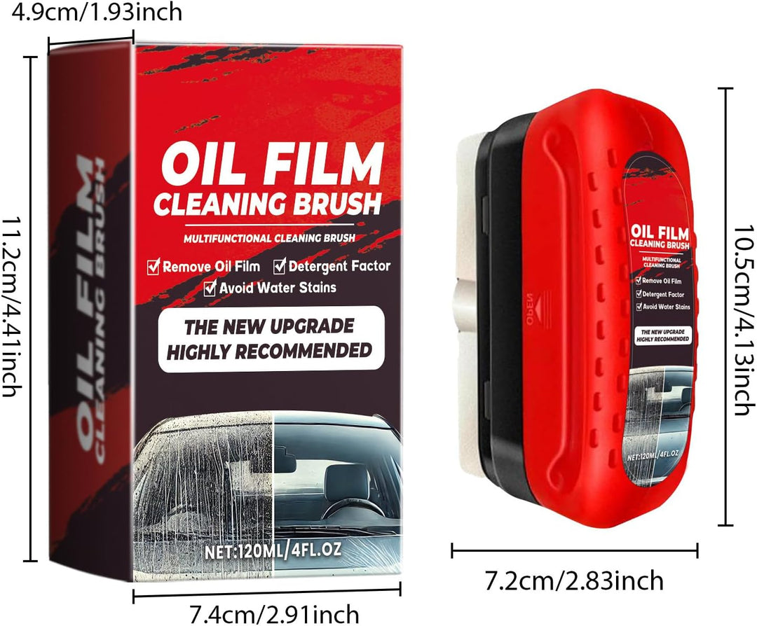 Cleardrive Windshield Cleaner - Ultimate Oil Film Cleaning Brush for Crystal Clear Car Windows (1 Pack)