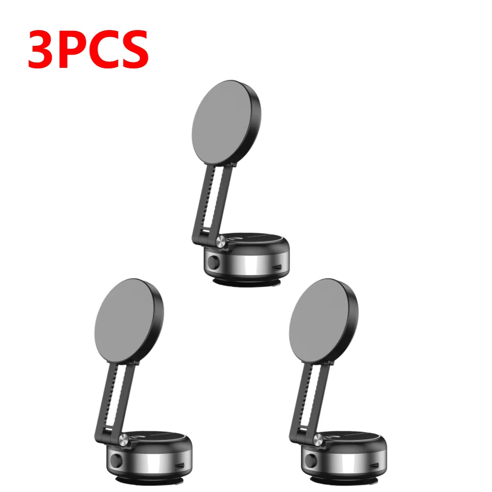 Magnetic Suction Cup Phone Mount - Universal Holder for iPhone 16/15/14/13/12 Pro Max & Mini - Perfect for Car, Mirror, and Smooth Surfaces
