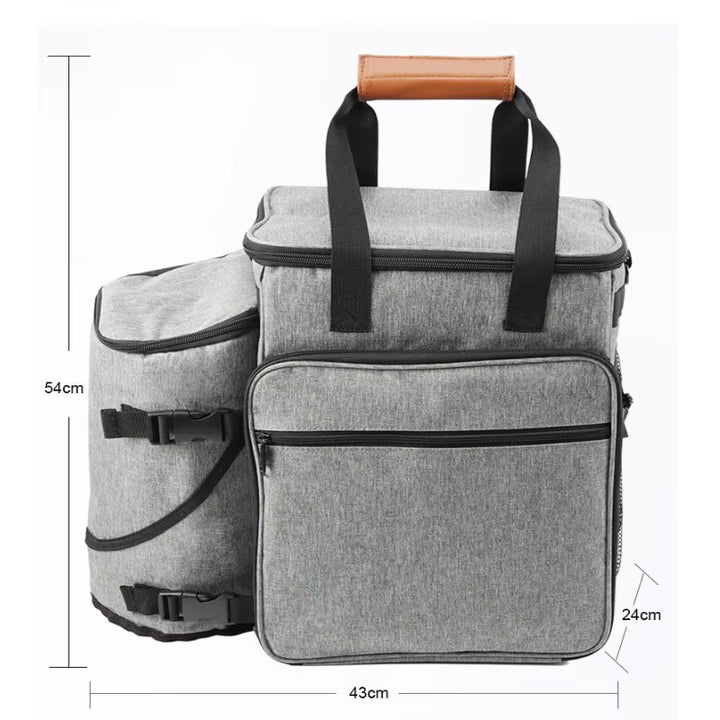 Airline Approved Pet Travel Backpack - Ultimate Organizer Tote with Shoulder Pockets for Outdoor Adventures