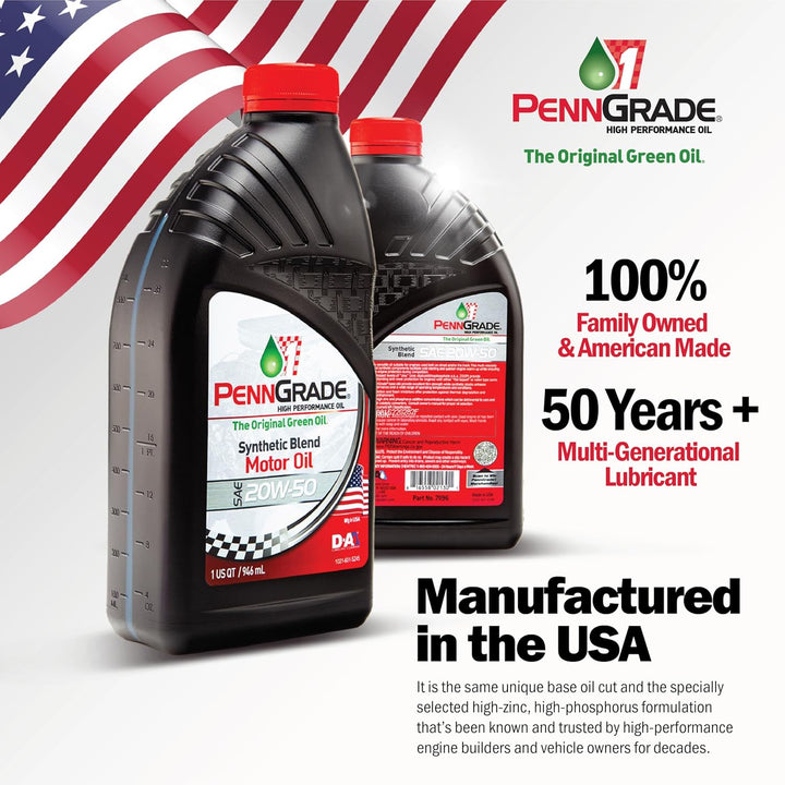 High Performance Synthetic Blend Oil SAE 15W-40 - 1 Quart (12 Pack)