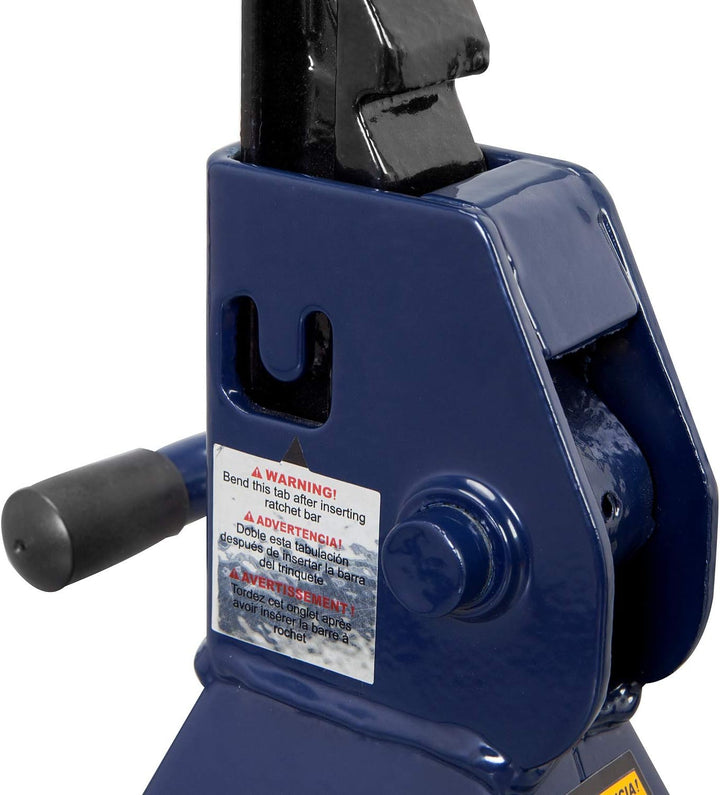 AT82001UR 2 Ton Hydraulic Trolley Floor Jack Combo with 2 Jack Stands - Heavy-Duty Blue Service Set