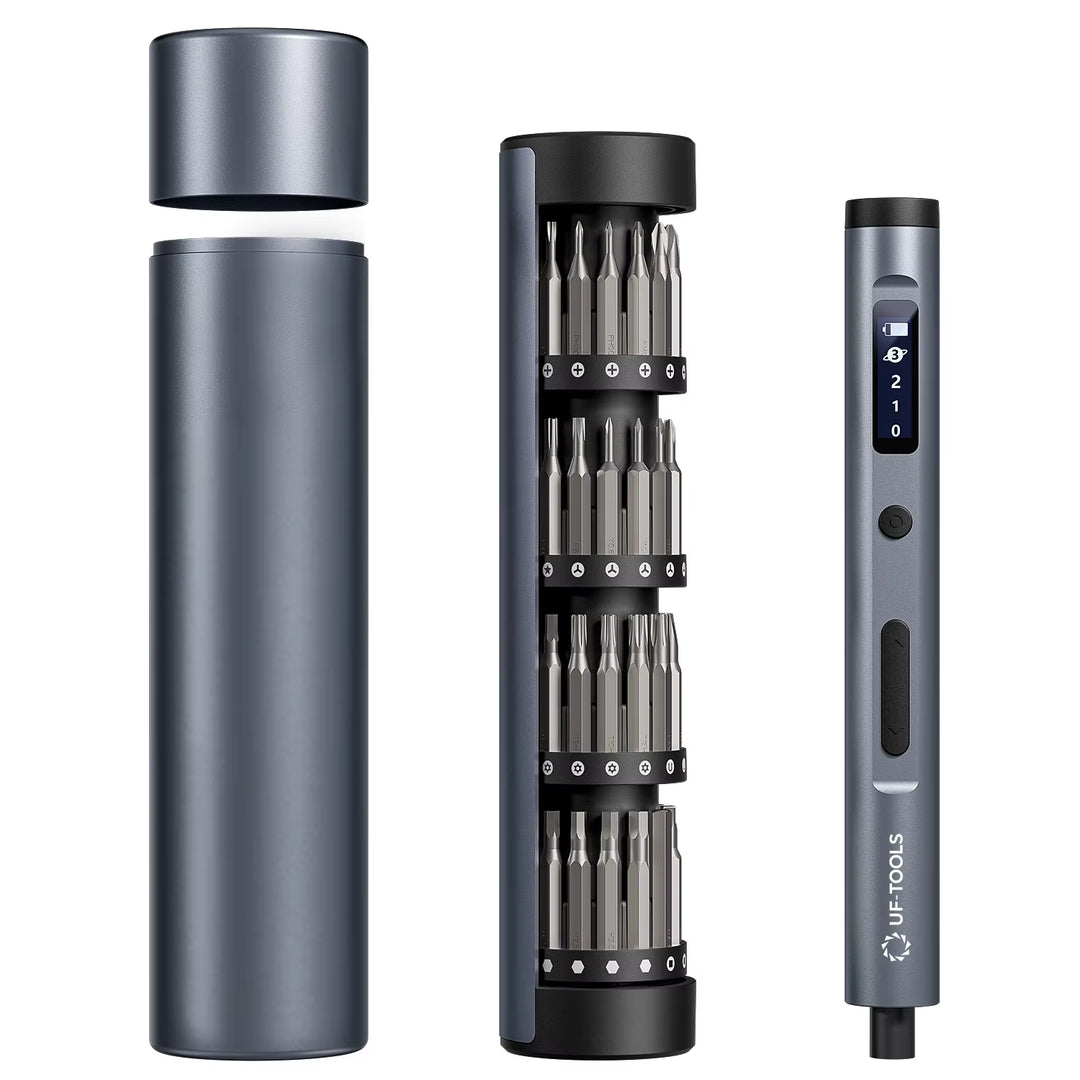 Ultimate 3.7V Mini Electric Screwdriver Set - 50 Magnetic Bits & Storage for Precision Tasks!