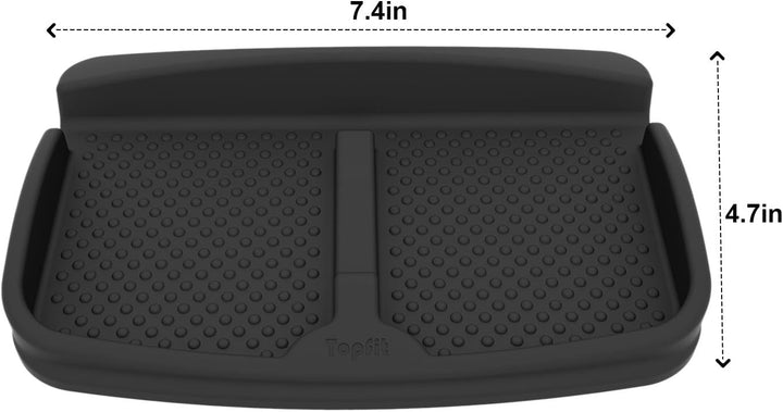 Anti-Slip Car Dash Grip Pad - Secure Your Phone, Keys & Sunglasses in Style (Black)