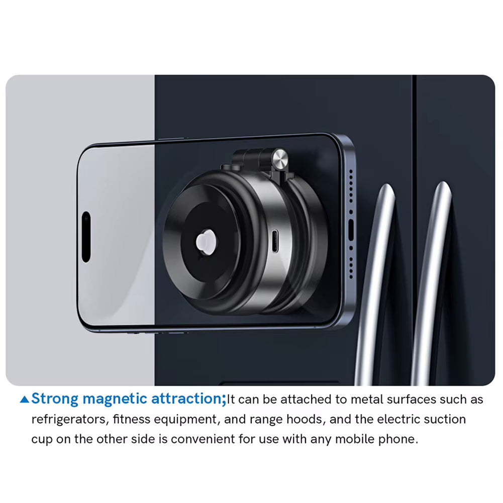Magnetic Suction Cup Phone Mount - Universal Holder for iPhone 16/15/14/13/12 Pro Max & Mini - Perfect for Car, Mirror, and Smooth Surfaces