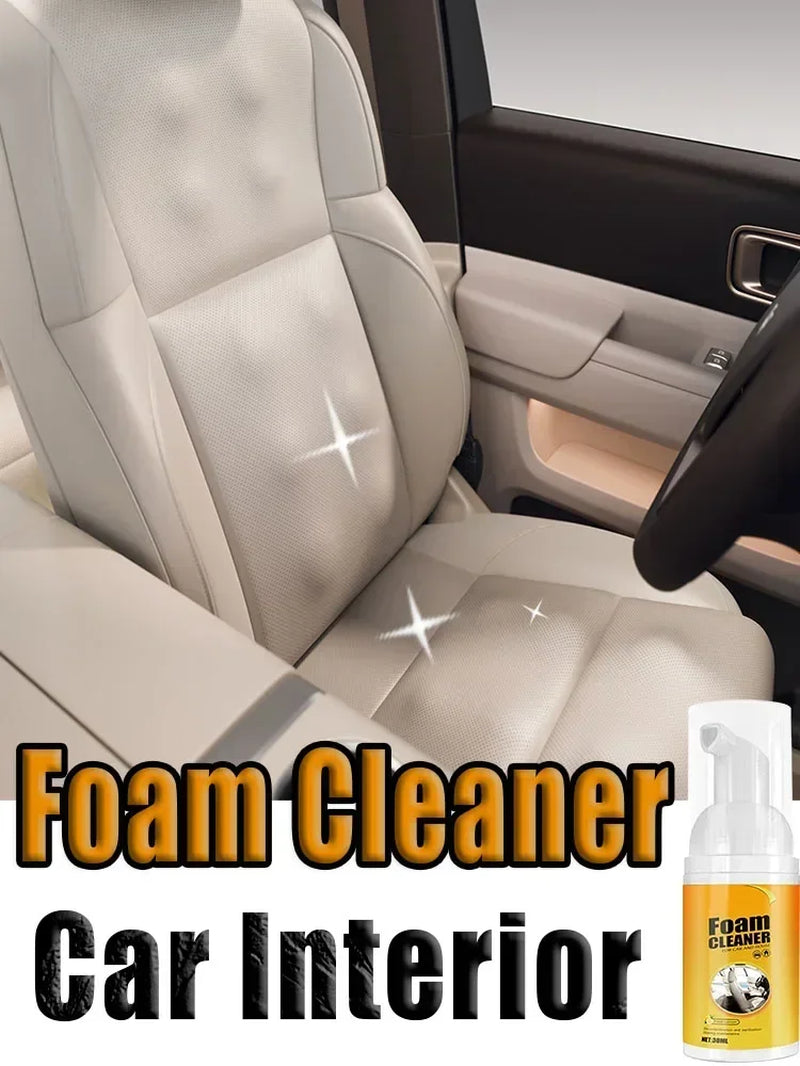 Versatile Foam Cleaner Spray for Home & Automotive - Deep Clean Your Car Interior and Home Surfaces!