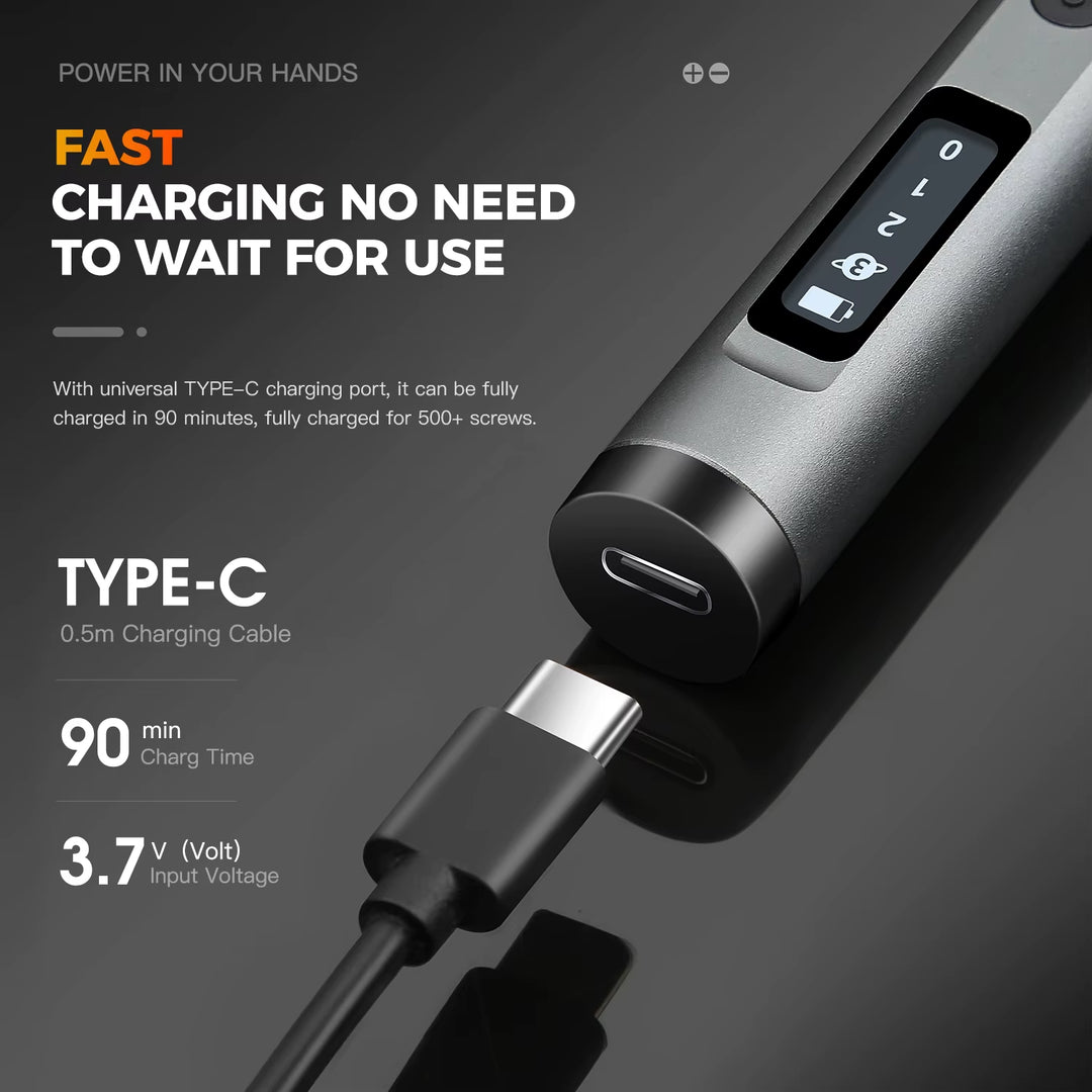 Ultimate 3.7V Mini Electric Screwdriver Set - 50 Magnetic Bits & Storage for Precision Tasks!