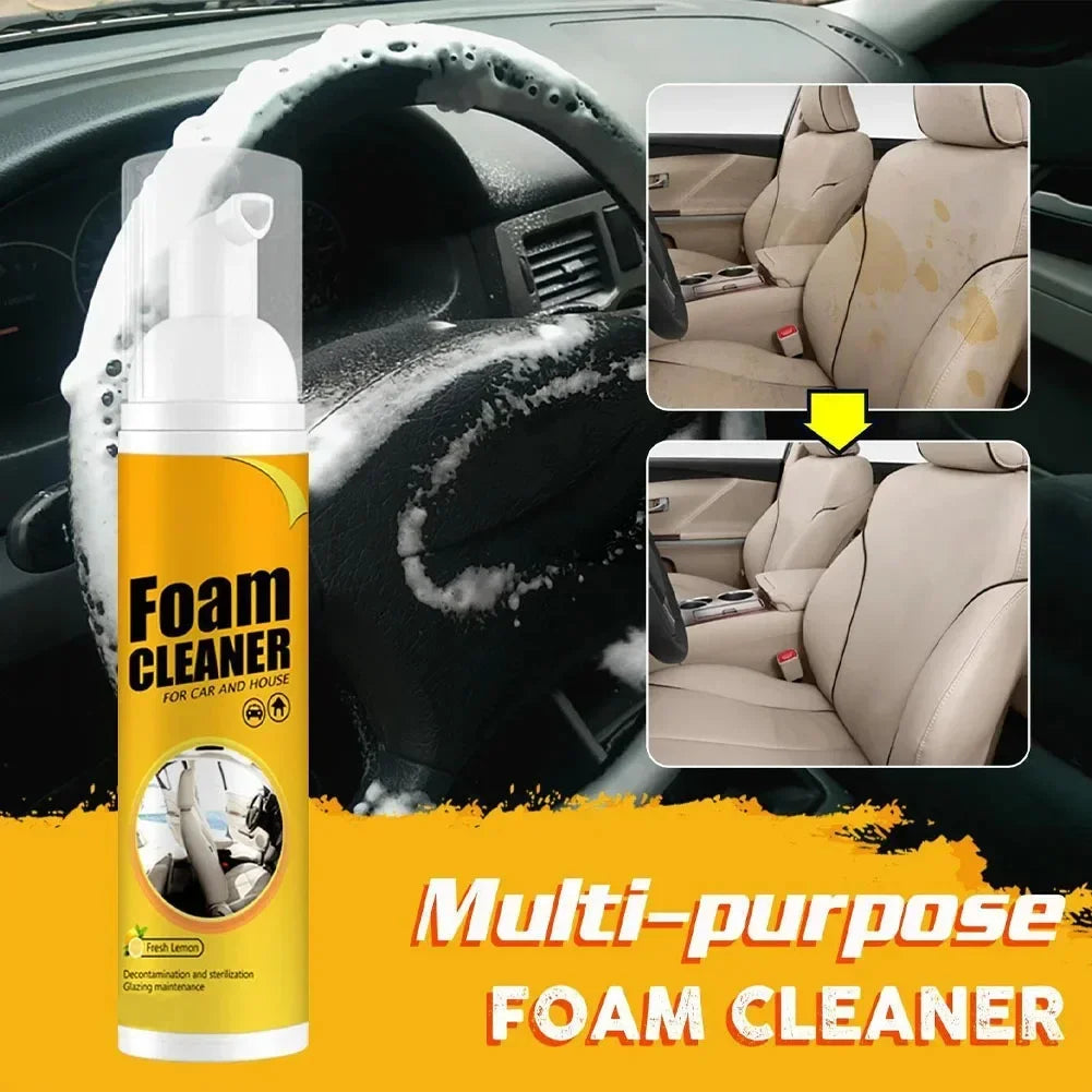 Versatile Foam Cleaner Spray for Home & Automotive - Deep Clean Your Car Interior and Home Surfaces!