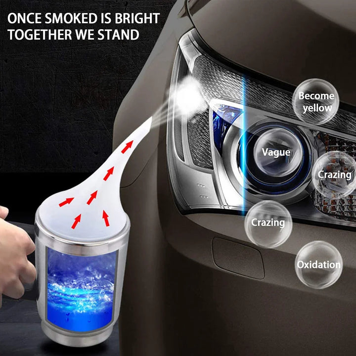 Revive Your Ride: 800ML Car Headlight Polishing & Restoration Kit - Ultimate Headlamp Cleaner & Repair Tool