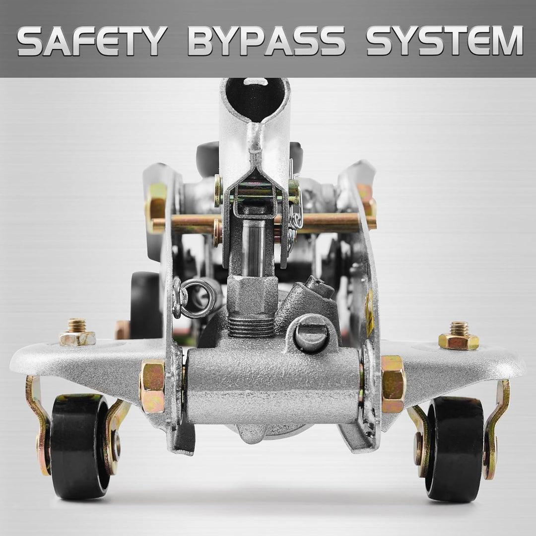 Premium 1.5 Ton Hydraulic Portable Floor Jack - Effortless Car Lifting (3000 lb Capacity) - Sleek Silver Design