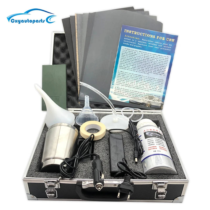 Revive Your Ride: 800ML Car Headlight Polishing & Restoration Kit - Ultimate Headlamp Cleaner & Repair Tool