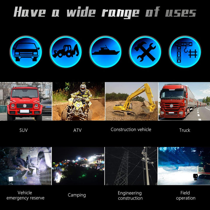 32" Curved LED Light Bar - 240W Ultra Bright 48000LM Flood & Spot Beam Combo for Trucks, Jeeps, ATVs, UTVs & Boats