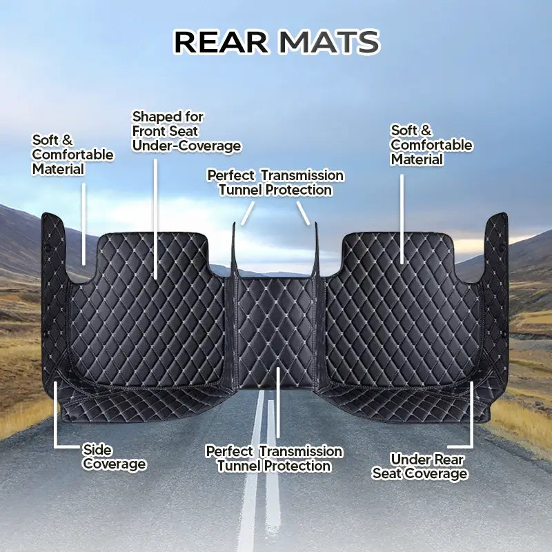 Elvie 2025 Universal Heavy Duty Floor Mats - Perfect Fit for Cars, SUVs, and Trucks!