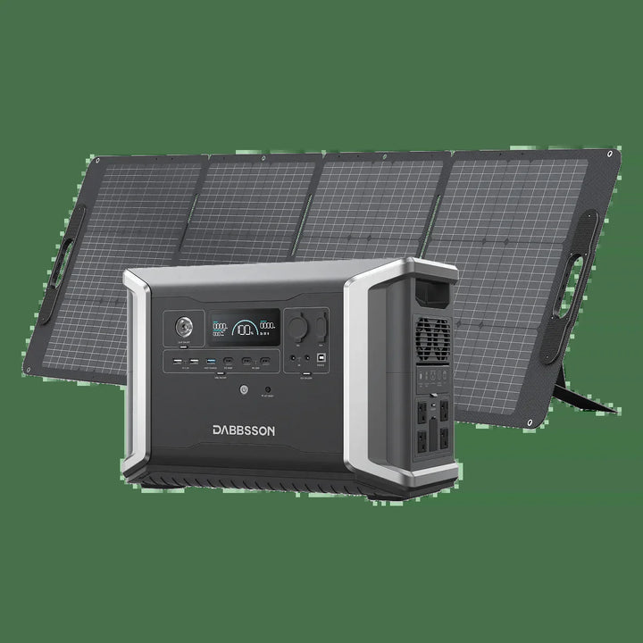 DBS2300 Plus Portable Solar Generator - Powerful 2330Wh, 2200W Capacity for Ultimate Energy Independence!