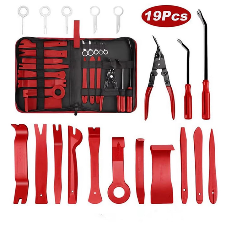 Ultimate Auto Trim Removal Tool Kit - Essential Pry Tools for Effortless Car Upholstery Repairs and Dash Audio Installations