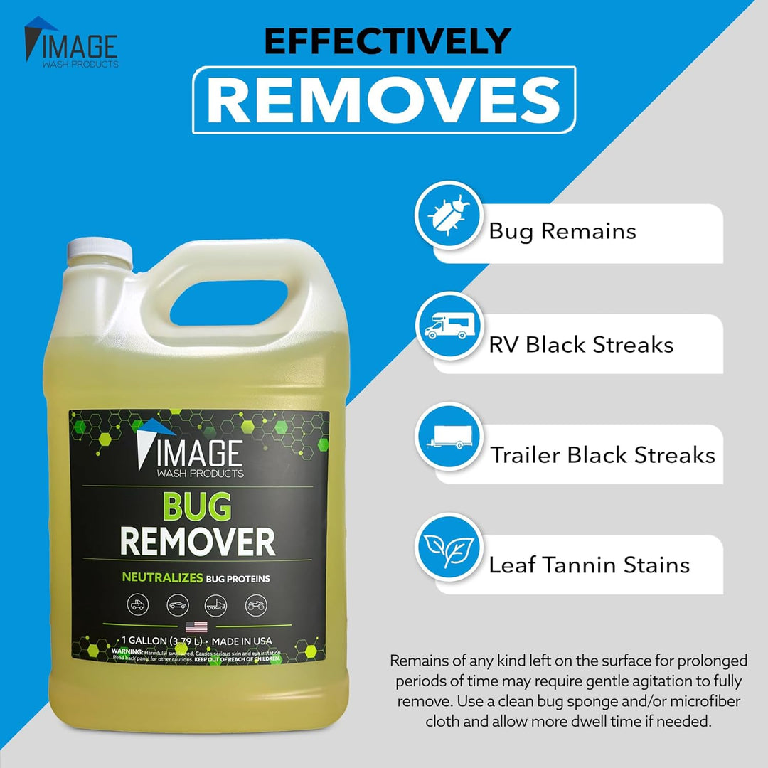 Ultimate Bug & Tar Remover Spray - 1 Gallon Exterior Cleaner for Cars, Trucks & RVs - Safe on Chrome & Polished Aluminum