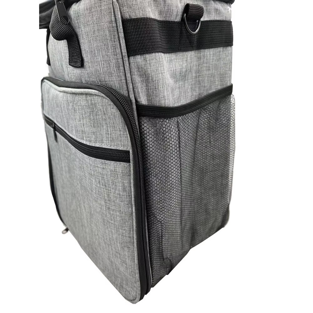 Airline Approved Pet Travel Backpack - Ultimate Organizer Tote with Shoulder Pockets for Outdoor Adventures